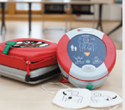 Einweisung in den Defibrillator – Projekt “Herzsicher”