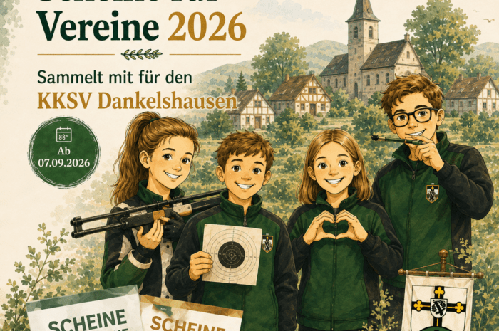 Scheine für Vereine 2026 – sammelt mit für den KKSV Dankelshausen!